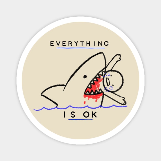 Everything is Ok Magnet by WizardingWorld